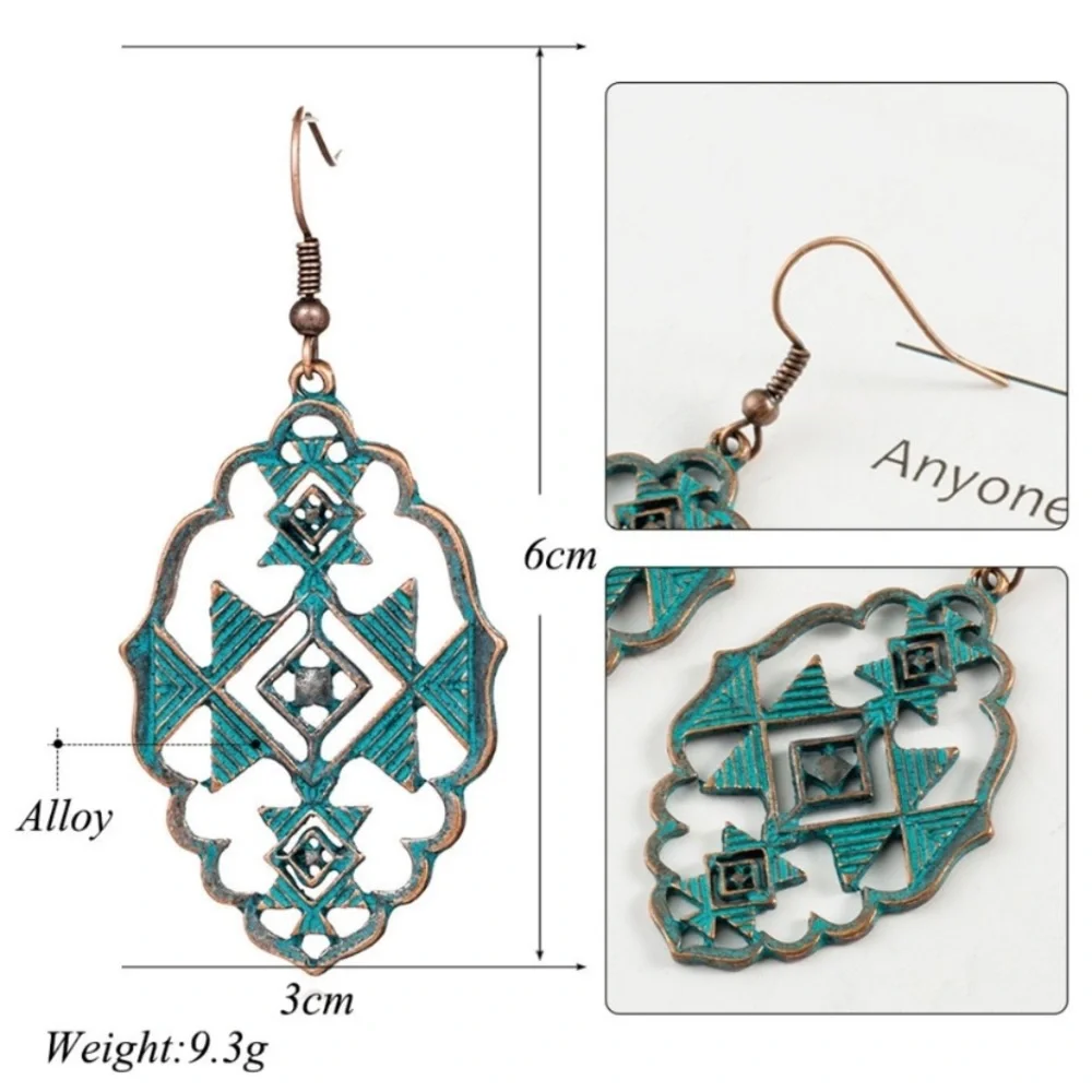 Rustic Boho Earrings - Picture 3 of 4